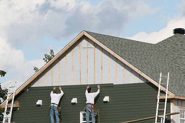 Professional Siding Replacement technician working in Mears, VA